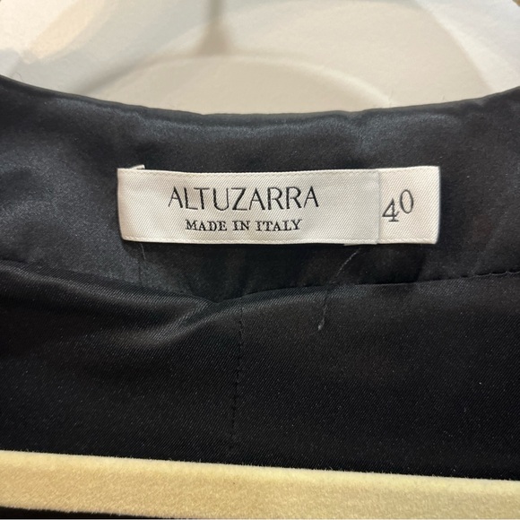 Altuzarra Women Black Evening Jacket Hook And Eye Closure Long Sleeve Size 40 M - Picture 4 of 12